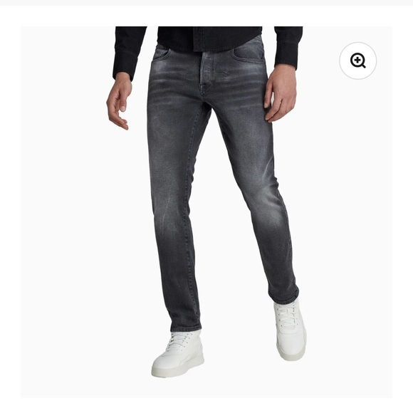 G-Star Men's Charcoal Slim Jeans - Picture 1 of 7